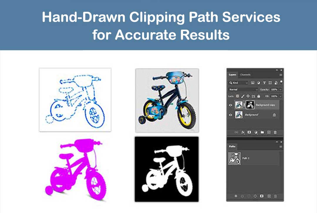 Quick image editing with professional hand drawn clipping path services